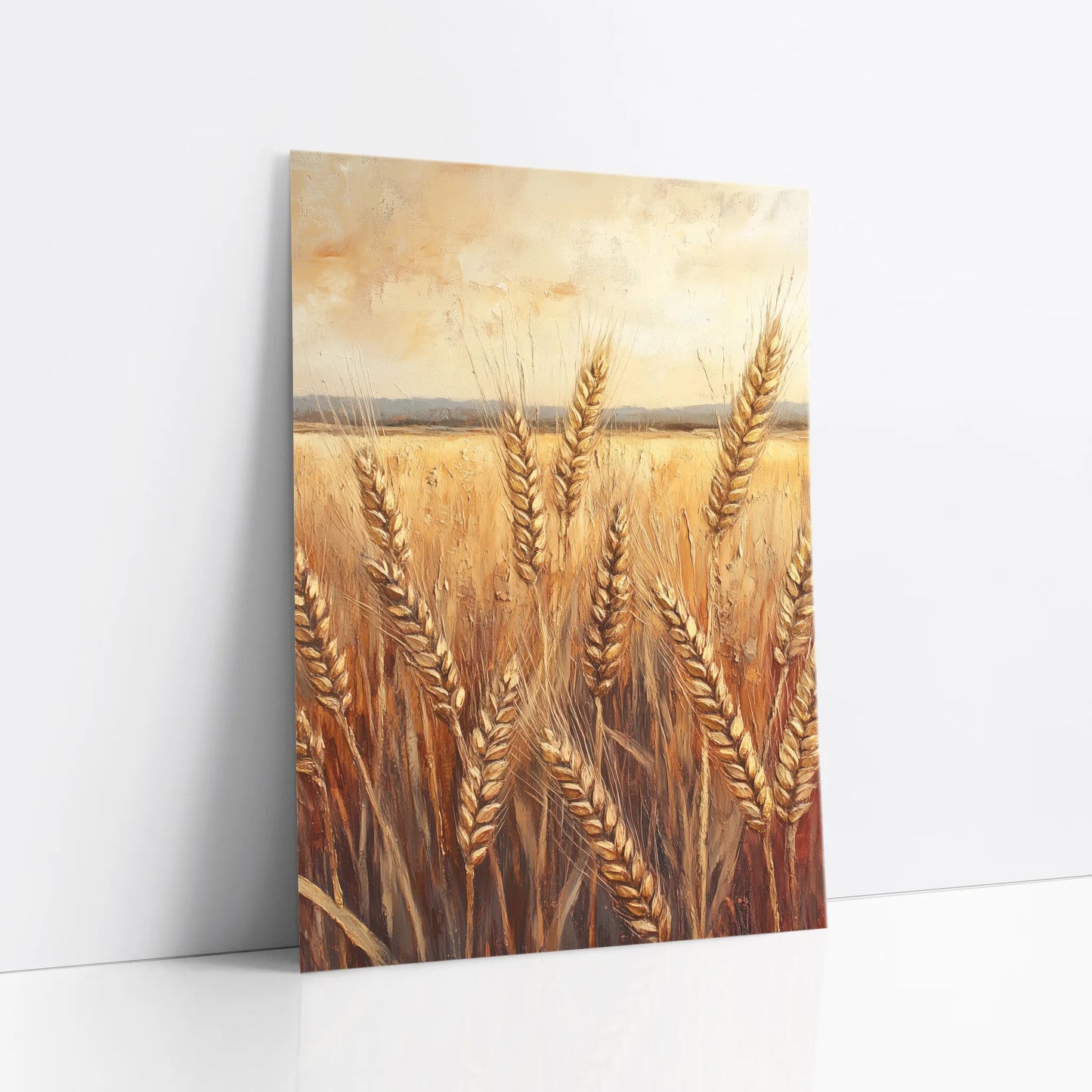 Rustic Wheat Field Golden Harvest Farmhouse art print