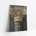 Antique Corinthian Column Capital Gilded Architecture Art art print