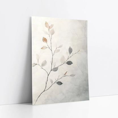 Minimalist Botanical Art Translucent Branches art print