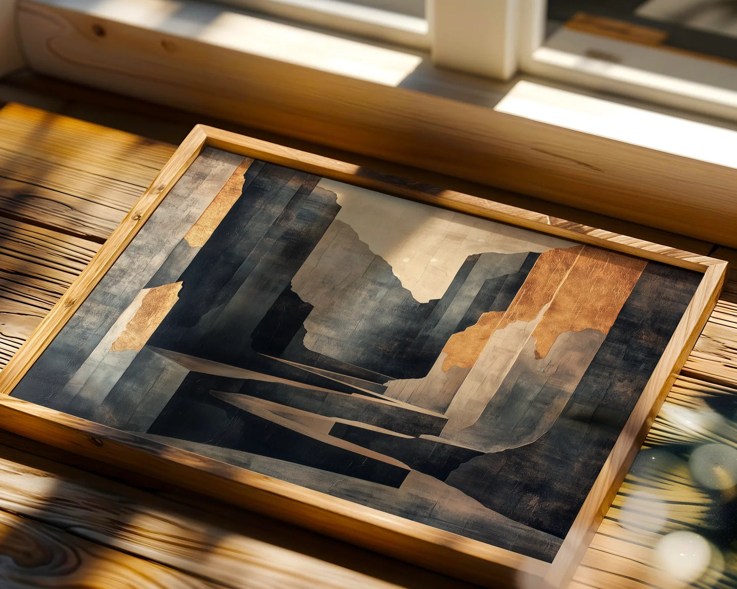 Canyon Stone Architecture Geometric Desert in room