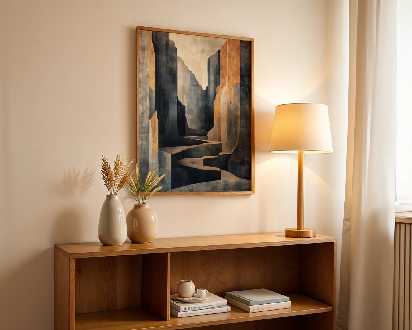 Canyon Stone Architecture Geometric Desert in room