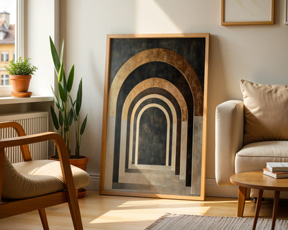 Architectural Archway Copper Limestone Tunnel in room