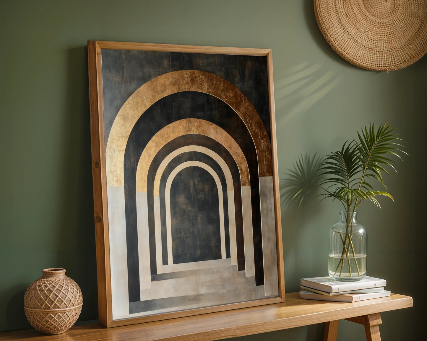 Architectural Archway Copper Limestone Tunnel in room