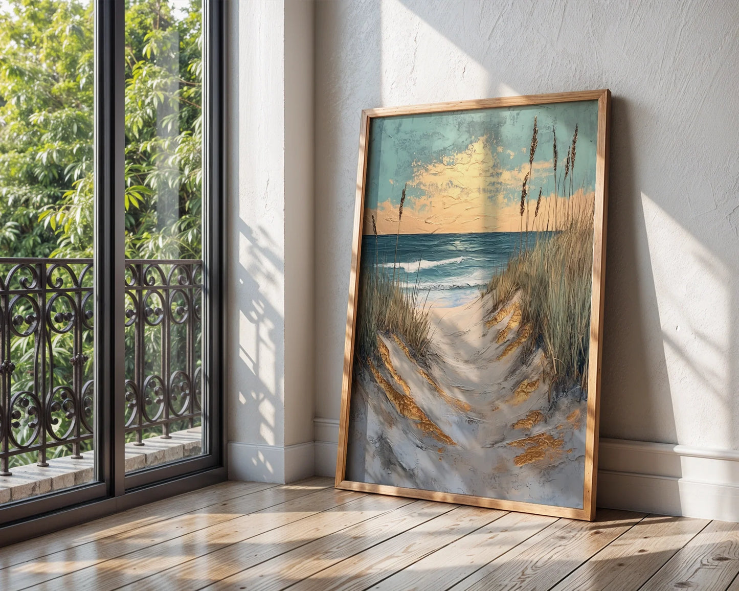 Coastal Pathway Dunes Sea Oats Golden Hour in room