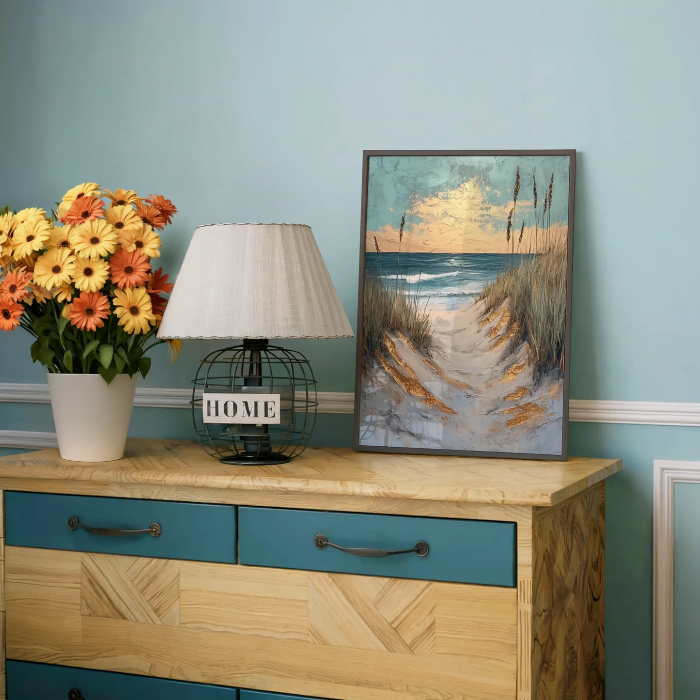 Coastal Pathway Dunes Sea Oats Golden Hour in room