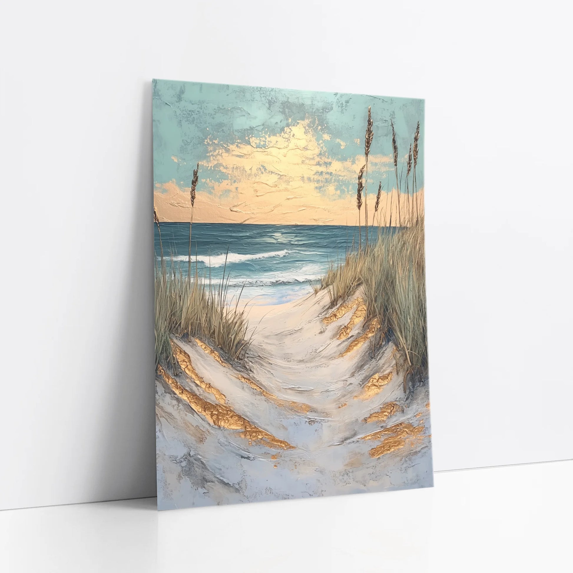 Coastal Pathway Dunes Sea Oats Golden Hour art print