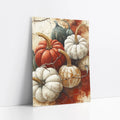 Pumpkin Still Life Seven Weathered Gourds art print