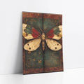Moth Specimen Dark Academia Journal Pages art print