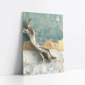 Driftwood Wall Sculpture Distressed Plaster art print