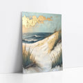 Coastal Dunes Storm Clouds Windswept Shore art print