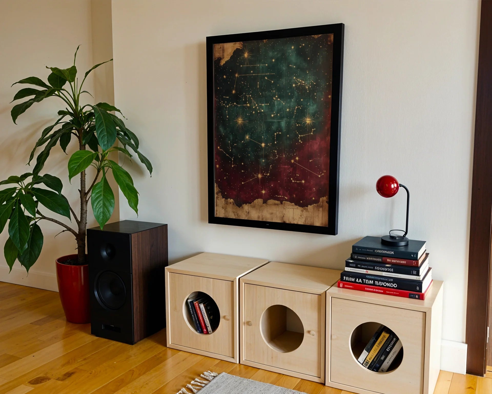 Star Map Constellation Ancient Astronomy Chart in room