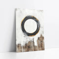 Zen Enso Circle Japandi Dripping Paint art print