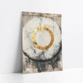Gold Circle Art Japandi Concrete Cathedral art print