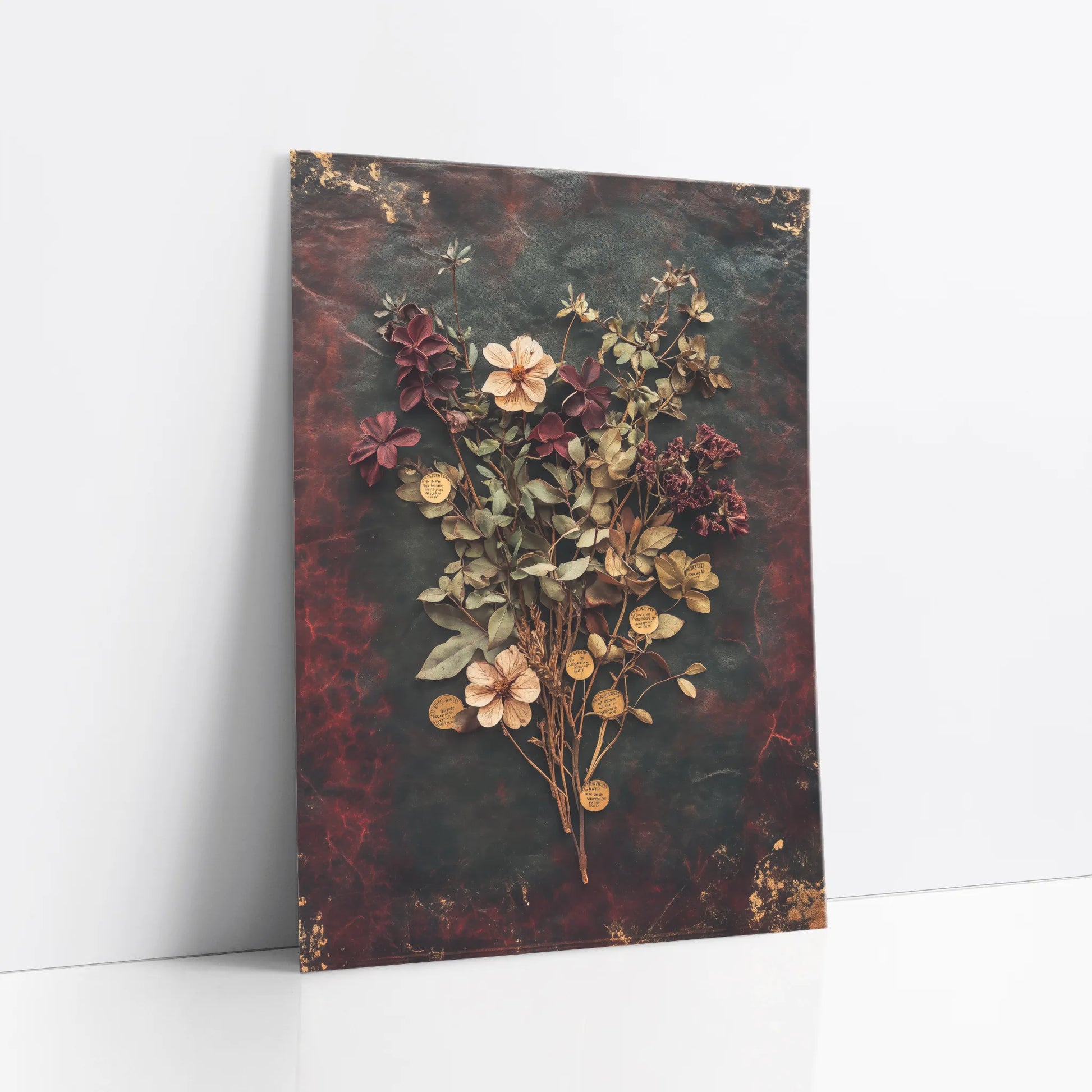 Botanical Specimen Museum Herbarium Dark Academia Art art print