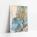 Driftwood Coral Art Textured Sediment art print