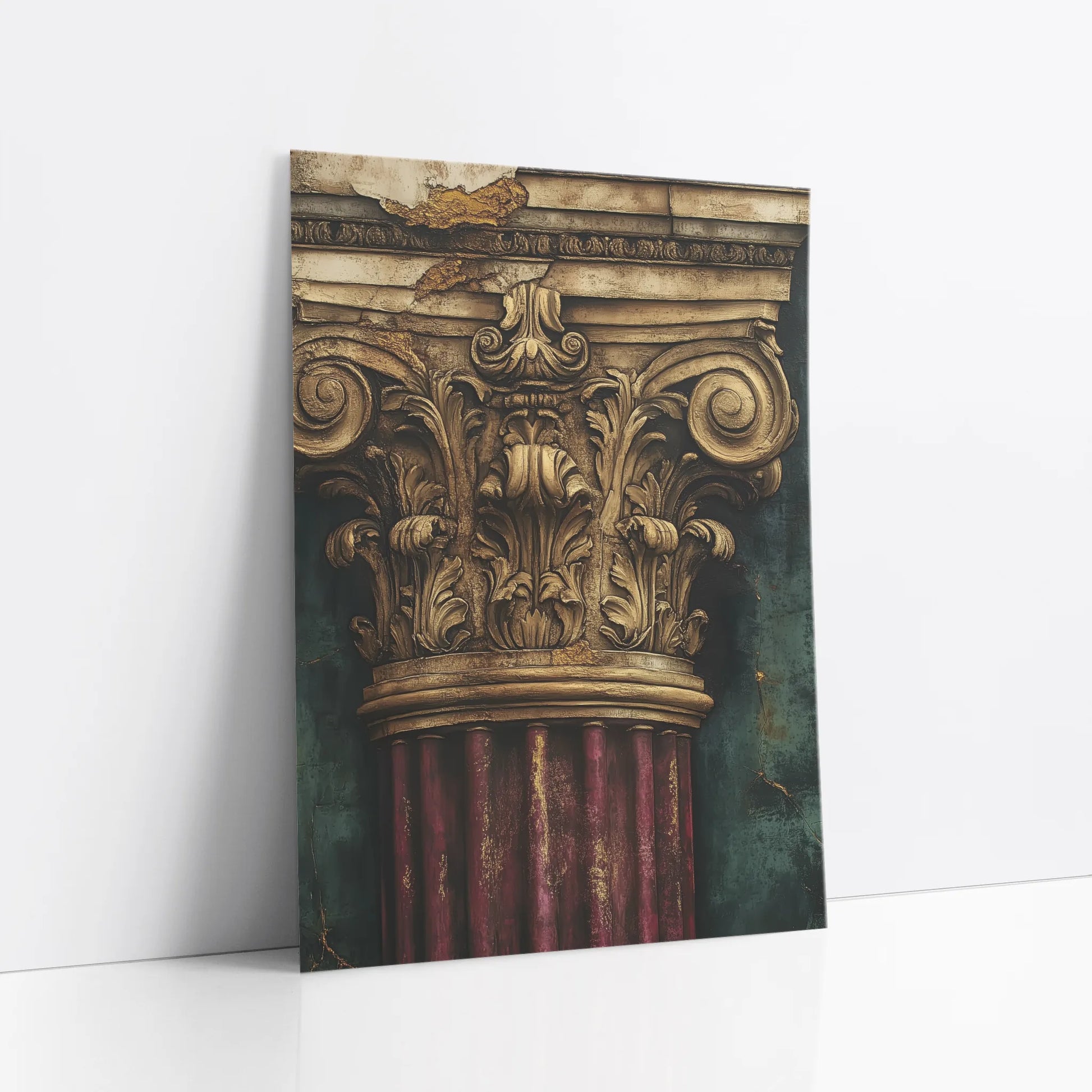 Antique Corinthian Column Art Classical Architecture art print