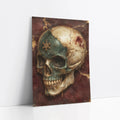 Luxury Skull Art Molten Marble Gothic art print