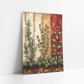 Rustic Herb Mediterranean Peeling Paint art print