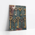 Skeleton Key Collection Dark Academia Nine Keys Art art print