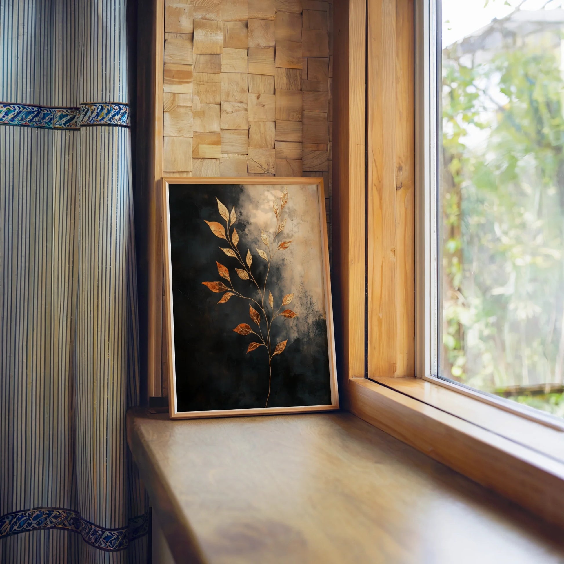 Copper Botanical Gilded Stems in room