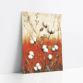Cotton Field Autumn Prairie Grass Farmhouse art print