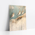 Coastal Birds - Three Shore Birds on Cliffs art print