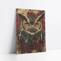Wise Owl Bronze Ruins Dark Academia art print