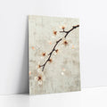Cherry Blossom Art Cracked Fresco Japandi art print
