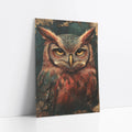 Owl Dark Academia Bronze Patina art print