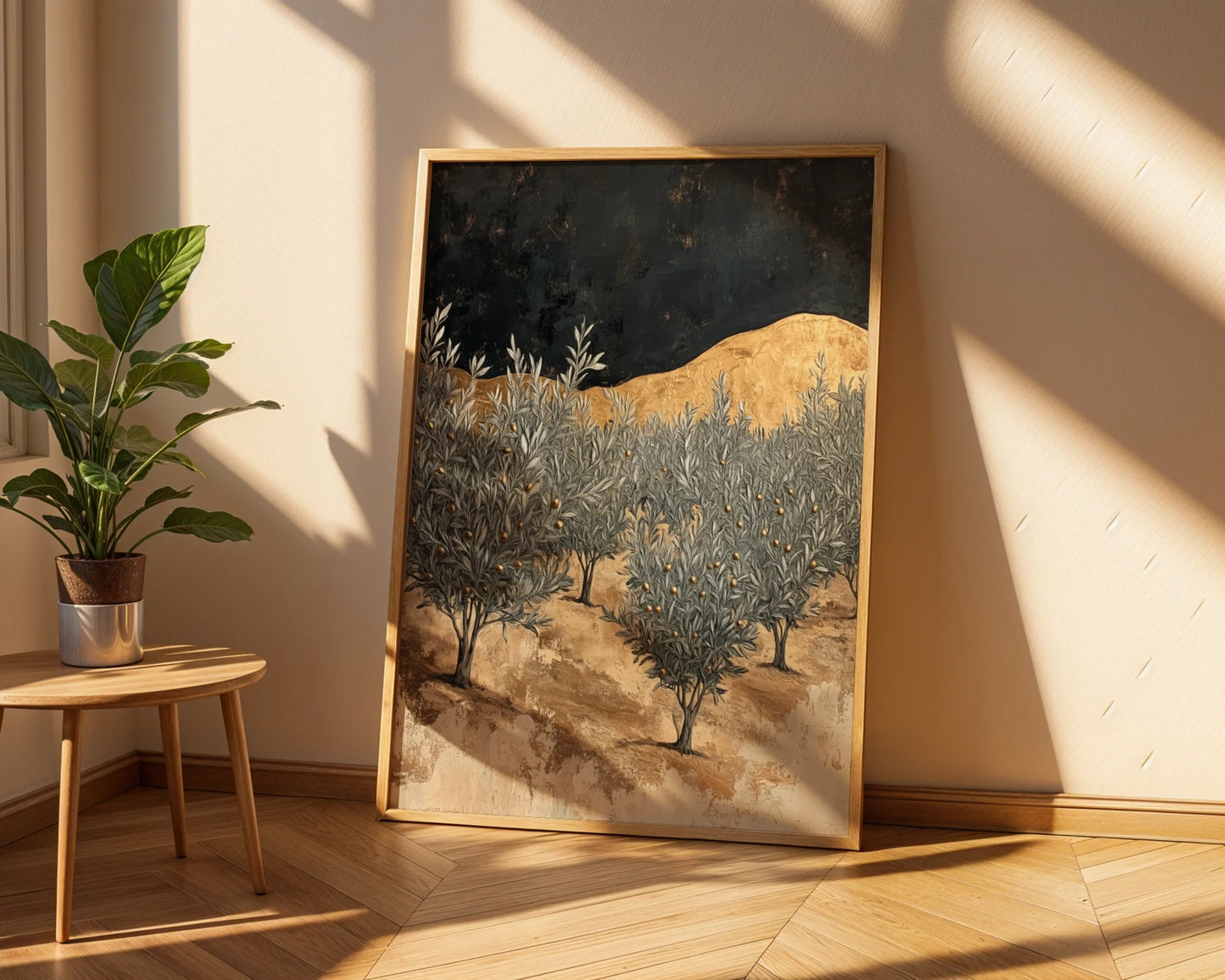Mediterranean Olive Grove Ancient Hills in room