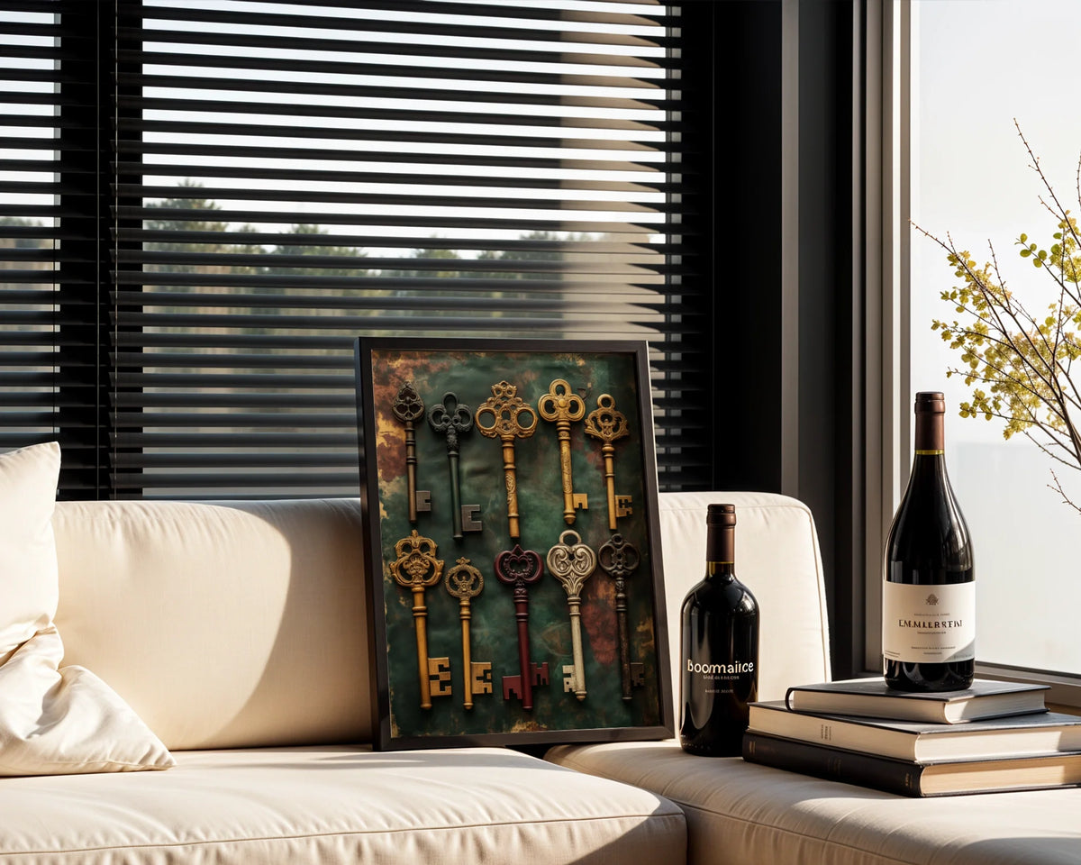 Skeleton Keys Collection Dark Academia in room