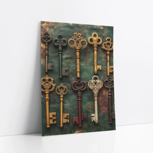 Skeleton Keys Collection Dark Academia art print
