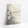 Cherry Blossom Art Cracked Fresco Japandi art print