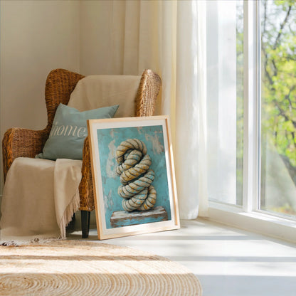 Nautical Rope Art Twisted Maritime in room