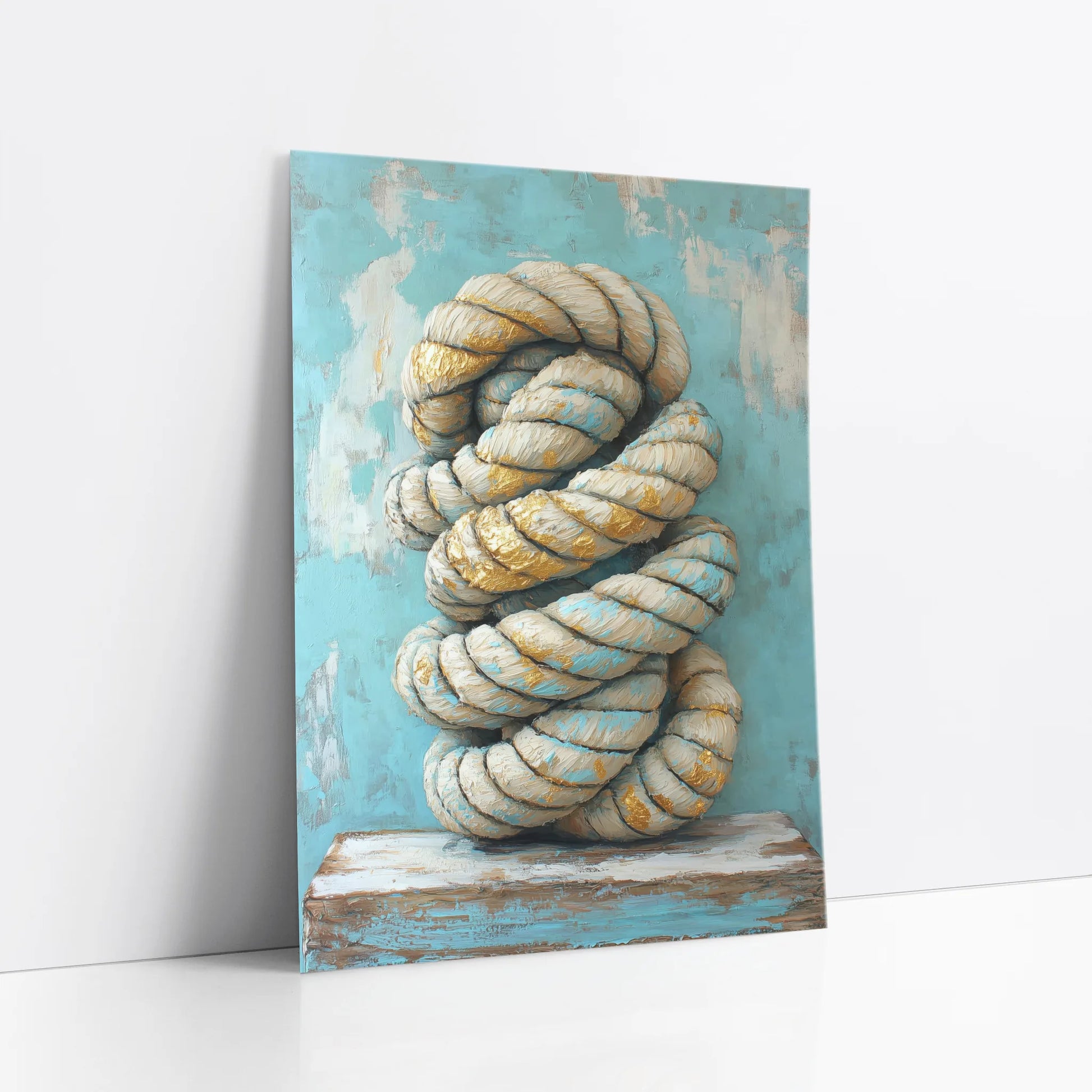 Nautical Rope Art Twisted Maritime art print