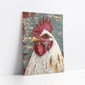 Rustic Rooster Art Barn Wood Farmhouse art print