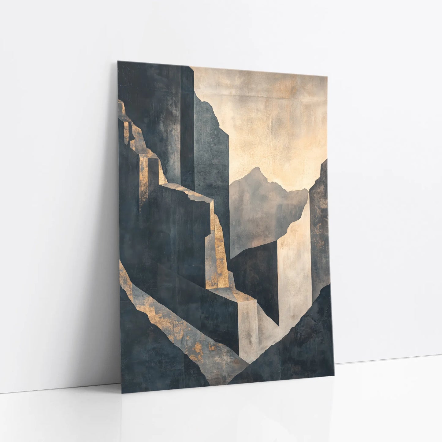 Large Abstract Architectural Concrete Forms art print