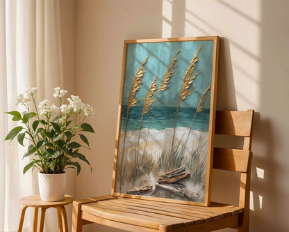 Pampas Grass Beach Driftwood Coastal in room