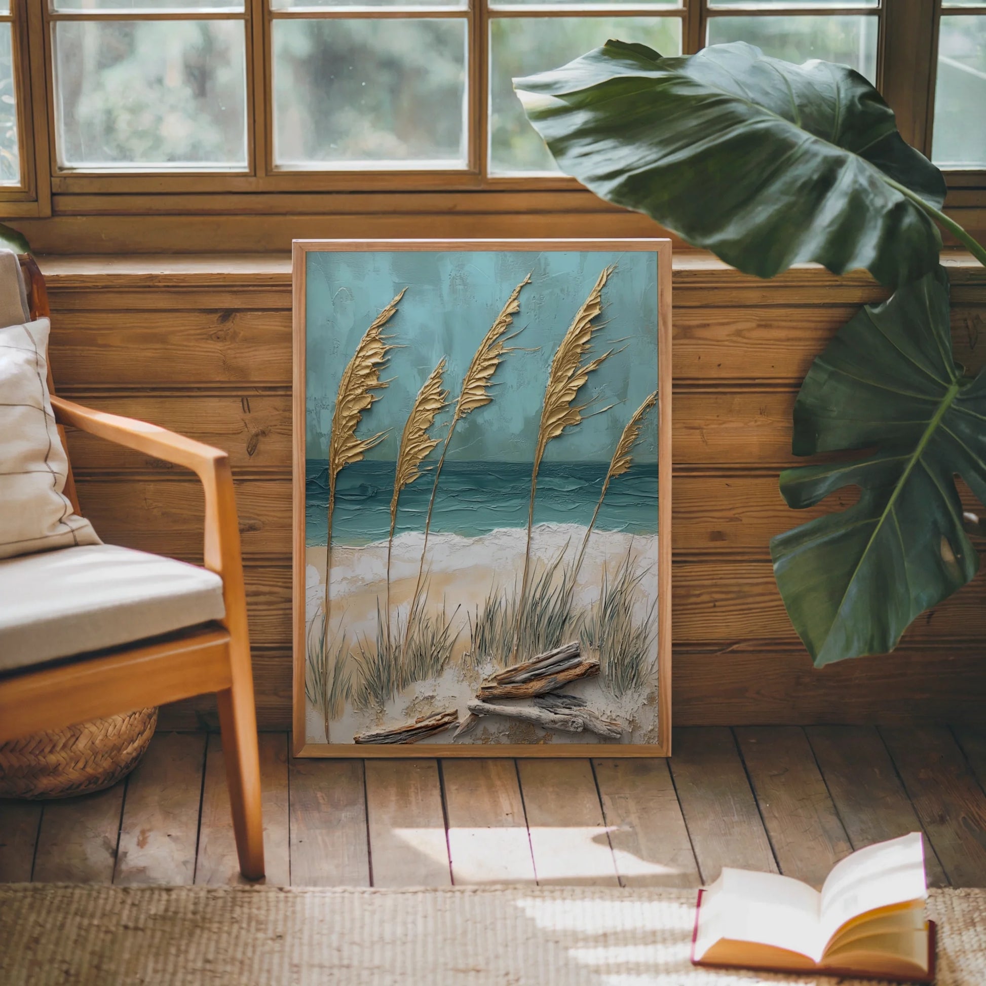 Pampas Grass Beach Driftwood Coastal in room