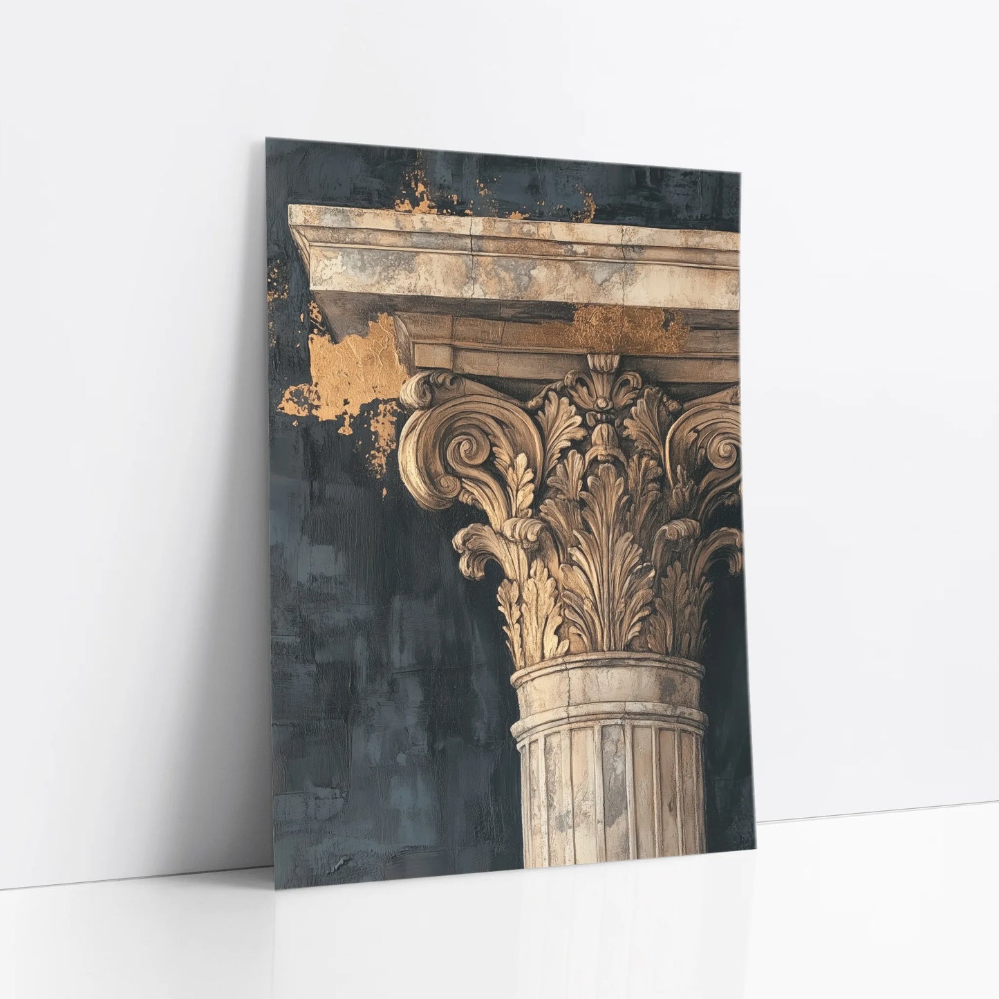 Corinthian Column Art Acanthus Leaves Architectural art print
