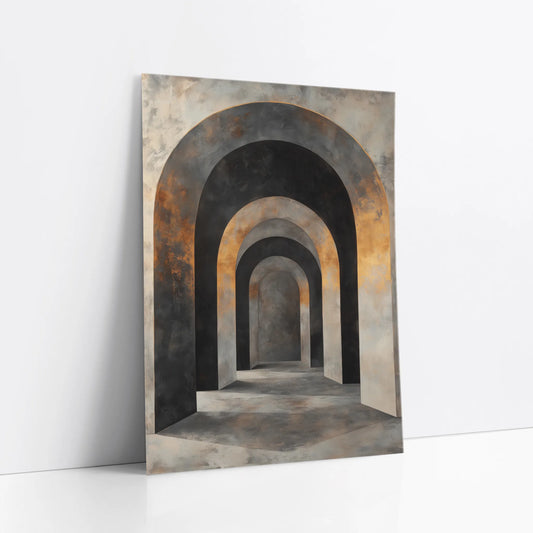 Ancient Corridor Stone Archway Luxury art print
