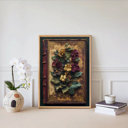 Pressed Botanical Specimens Victorian Naturalist in room
