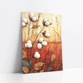 Cotton Field Art Rustic Farmhouse Textured art print