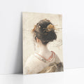 Japanese Geisha Portrait Japandi Style art print