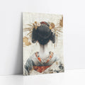 Japanese Geisha Hair Ornament Japandi Print art print