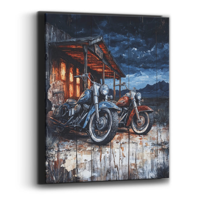 Copper Porch Twin Cruisers Rustic Canvas Wall Art