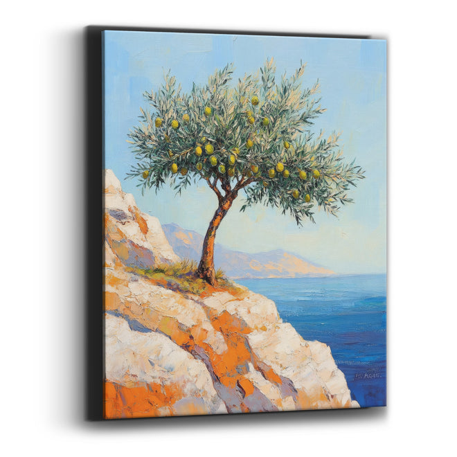 Olive Ridge Overlook Mediterranean Decor Canvas Wall Art